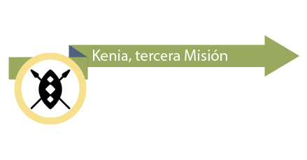 placa Kenia tercera misión en MG