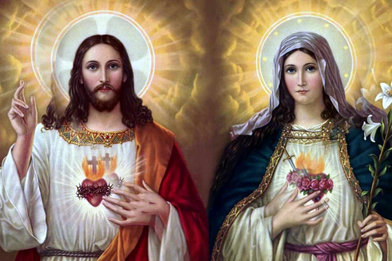 Cápsulas de fe: Sagrado Corazón de Jesús e Inmaculado Corazón de María