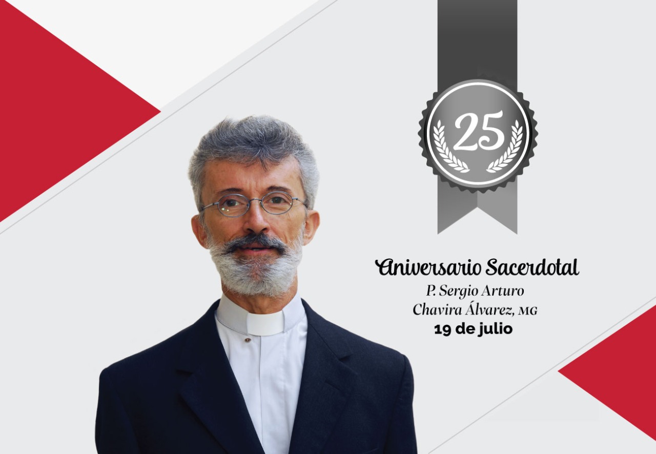 25 años al servicio de la Misión:    P. Sergio Arturo Chavira Álvarez, MG
