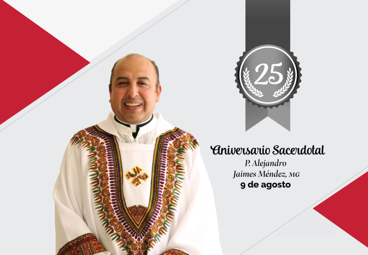 25 aniversario misionero: P. Alejandro Jaimes Méndez, MG