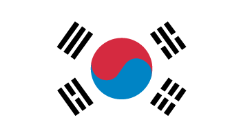 imagen de la bandera de corea en la misión